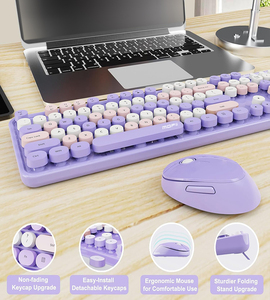 Mofii 2.4G <b>Wireless</b> Full Size Keyboard <b>Mouse</b> Combo Set with USB 3.0 Plug and Play <b>for</b> Desktop Compatible with <b>for</b> Computer - Product Image 3