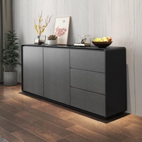 Armoire de rangement commerciale moderne et minimaliste en contreplaqué, réglable en hauteur, avec tiroirs verrouillables, multifonctionnelle pour l'école, la maison et le bureau