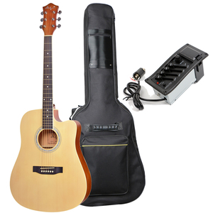Guitares pour <span class=keywords><strong>d</strong></span>ébutants améliorées en forme de <span class=keywords><strong>D</strong></span> de 41 pouces avec EQ-7545R et sacs rembourrés de 5mm - Product Image 3