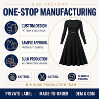 Robe pull côtelée unie personnalisée pour femme, taille haute, mi-longue, manches longues, avec ceinture, pour le bureau, vente en gros OEM ODM