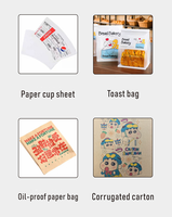 Pencetak kertas pemberi makan otomatis ukuran kecil mesin cetak cangkir kantung kertas kipas cangkir Printer Onepass halaman Desktop Printer
