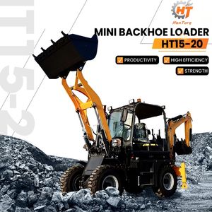 <span class=keywords><strong>Mini</strong></span>-chargeuses sur pneus diesel articulées d'occasion les plus petites de Chine conformes EPA - Tractopelles miniatures - Product Image 1