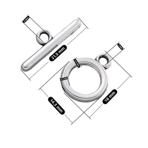 Hebilla de Titanio y Acero de Alta Calidad para Bolsos, 21.5x18mm, Accesorios DIY - Product Image 1