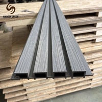 Panneau de façade en WPC de deuxième génération de qualité supérieure, aspect bois naturel, pour maison