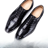 Chaussures Oxford d'hiver pour hommes, fabriquées à la main, dessus en cuir véritable, antidérapantes, résistantes à l'abrasion, style britannique, haut de gamme, pour affaires