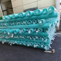 Tuyau de ventilation flexible en plastique HDPE bleu, double paroi ondulée, antibactérien, écologique, DN250mm, 3m de long, vente chaude