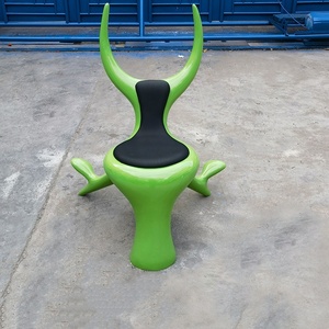 Cadeira Moderna BDSM para Adultos: Móvel Erótico com <span class=keywords><strong>Design</strong></span> Único em Fibra de Vidro em Formato de Chifre - Product Image 5