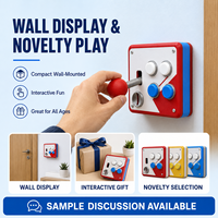 Tableau d'arcade mural moderne en plastique imprimé en 3D sur mesure avec joystick et boutons poussoirs