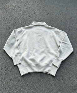 JME <b>Zip</b>-Up Sweatshirt Men's Regular Sleeve Fleece Cotton Autumn Wear Front Logo Knitted Sweatshirt - Product Image 2