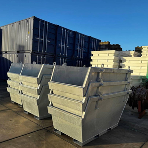 Bacs de recyclage métalliques extérieurs, équipement de traitement des déchets avec grue à bacs et grue robuste pour bacs à ordures - Product Image 6