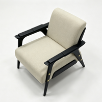 Fauteuil léger pour la maison, style vintage, idéal pour la réception et les négociations, fauteuil de loisirs, canapé rétro