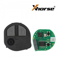 Xhorse XNSZ01EN SU.ZK pour Suzuki Clé à distance sans fil 5 pièces/lot Matériel ABS 3 boutons Verrouillage/Déverrouillage/Panique/Démarrage à distance