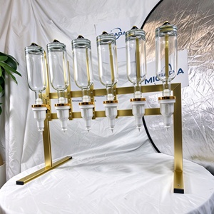 Espositore per Profumi a 6 Testine con Distributore a 6 Pompe, Dispenser per 6 Bottiglie di Profumo, Design Girevole - Product Image 4