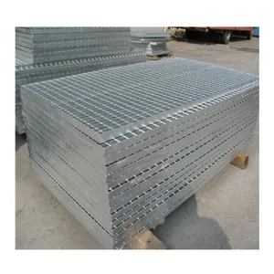 Caillebotis en acier à plate-forme pour industries de revêtement de sol en métal galvanisé à chaud