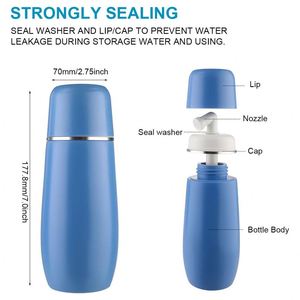 2025 Trending Eco-Friendly Silicone Portable Travel Bidet Promotional <b>Gift</b> for Christmas Silk Screen Printed Advertising - Product Image 2
