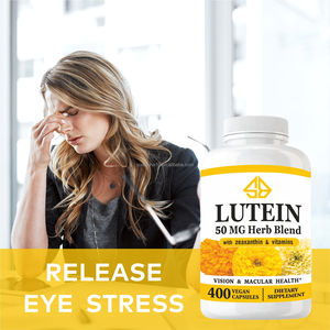 Suplemento de Luteína y Zeaxantina para la Salud Ocular y la Visión, Vegetariano, 400 Cápsulas, Certificado GMP, para Adultos - Product Image 4