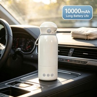 Chauffe-biberon portable avec stérilisation automatique à sec, intérieur en acier inoxydable pour l'alimentation des nourrissons en déplacement