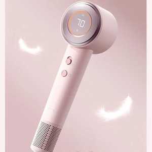 Pengering rambut Digital, pengering rambut Digital kecepatan tinggi dengan suhu konstan angin kuat, nozel Diffuser Mini, pengering rambut daya tinggi - Product Image 5