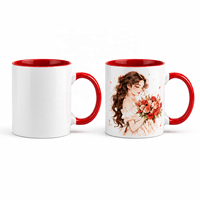 Taza de Café de Cerámica Personalizada con Impresión por Sublimación, Duradera, para Servicio de Bebidas en Cafeterías y Eventos Promocionales