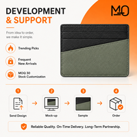 Cartera Compacta de Bolsillo Delantero para Promociones Corporativas con Diseño de Ranura Angulada y Diseño Ligero con Múltiples Ranuras para Tarjetas, Logotipo Personalizado ODM