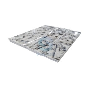 Plaques UHMWPE à motif <span class=keywords><strong>marbre</strong></span> pour postes de travail de transformation alimentaire, revêtements de plateaux médicaux et dessus de table - Product Image 1