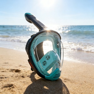 <span class=keywords><strong>Masque</strong></span> intégral ergonomique en silicone liquide, étanche et confortable pour des séances de plongée libre et de natation en <span class=keywords><strong>piscine</strong></span> de longue durée - Product Image 6