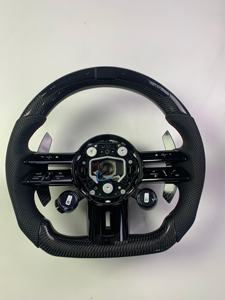 Volante <span class=keywords><strong>AMG</strong></span> de Fibra de Carbono Modificado YLC para Mercedes-Benz, Modelo Antiguo, Compatible con Mercedes-Benz Clase C W205 - Product Image 5