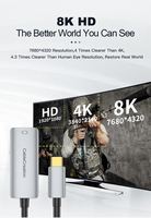 Adaptateur USB C vers DP CableCreation, tout neuf, 4K 60Hz HDR10, alliage d'aluminium, 40 Gbps, MacBook Pro, iPad Pro, Thunderbolt 3/4