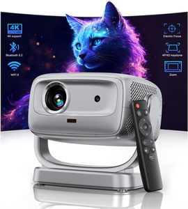 Proyector Ultra HD para Uso Doméstico con Soporte Gimbal, Función de Enfoque Automático, Proyección Clara a la Luz del Día - Product Image 1