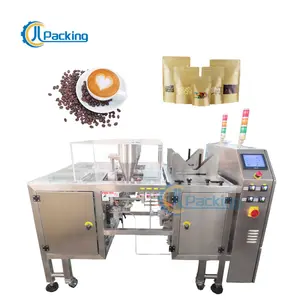 Double Two Head Station Mini Doypack Packing Machine Automatic Premade Pouch Feed Pickup Open Fill Seal Mini Doypack Machine