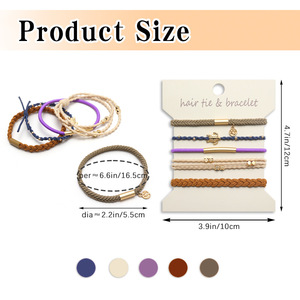 Set <span class=keywords><strong>de</strong></span> Pulseras Elásticas Bohemias Vintage con Dijes Metálicos para Mujeres y Niñas, Estilo Europeo Americano - Product Image 3