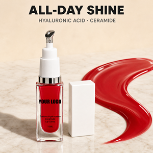 Gloss à <span class=keywords><strong>lèvres</strong></span> hydratant au céramide, fini brillant, huile de soin pour les <span class=keywords><strong>lèvres</strong></span>, flacon carré transparent, logo personnalisé, soin <span class=keywords><strong>des</strong></span> <span class=keywords><strong>lèvres</strong></span>, marque privée - Product Image 3