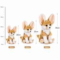 Fabricant de jouets en peluche personnalisés Renard Fennec, poupée sur mesure avec animal en peluche doux de la forêt, certifié CE, faible MOQ, OEM ODM