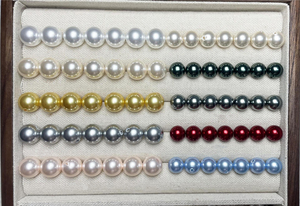 Perlas Sueltas Redondas Blancas, Rosas y Grises de 4mm-16mm, de Primera Calidad, con Medio Orificio, para la Fabricación de Joyas, Pendientes y Colgantes - Product Image 3