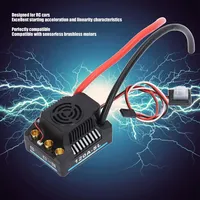 ESC sans balais 120A avec 2-4S 5A/5.8V BEC pour 3670/3674 moteur sans balais 1/8 voiture télécommandée/tout-terrain/bateau jouet