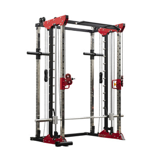 Entrenador multifuncional Smith Machine Home Gym Power Rack Cable Machine con accesorio - Product Image 5