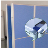 Modern Sound Proof Movable Partition Walls with Aluminum Frame Foldable Dividers Easy Installation for Home & Commercial Use
