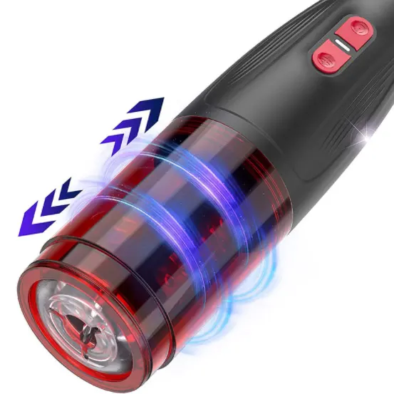 Piston otomatis penuh rotasi teleskopik cangkir Masturbator Pria suara nyata mainan seks wifi Penis mengisap Vibrator mesin seks pria