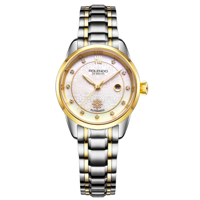 Luxury Men's High Quality Mechanical Stainless Steel Bracelet Watch Sapphire Crystal Dial Automatic Movement 5BAR Water