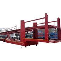 Semi-remorque de transport multi-véhicules, remorque de transport de véhicules lourds pour la logistique automobile, l'exportation et le transport routier