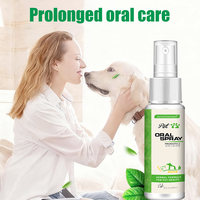 Spray Dental para Mascotas Zourunan 60ml, Limpieza de Dientes para Perros y Gatos, Control de Placa y Sarro, Sin Cepillado, Probióticos, Venta al Por Mayor OEM
