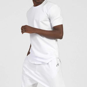 Abbigliamento sportivo da uomo pantaloncini estivi Set t-Shirt Shorts tuta Casual 100% cotone T-Shirt <span class=keywords><strong>con</strong></span> Shorts Twin Set - Product Image 2