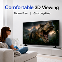 Téléviseur intelligent Bestar 86 pouces 4K 3D passif avec affichage visuel immersif pour les chambres d'hôtel, les complexes hôteliers et les appartements