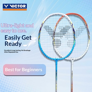 <span class=keywords><strong>ชุด</strong></span>ไม้แบดมินตันสำหรับ<span class=keywords><strong>เด็ก</strong></span>นักเรียนระดับเริ่มต้น VICTOR คาร์บอนไฟเบอร์ ด้ามจับ G5 ความแข็งปานกลาง ทนทาน เหมาะสำหรับการฝึกซ้อม ประกอบด้วย 2 ชิ้น - Product Image 2