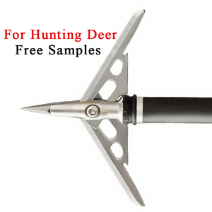 Giá rẻ 2.2 inch Cắt Cơn Thịnh Nộ bowhunting dưới da nỏ cơ khí mở rộng broadhead 100gr - Product Image 1