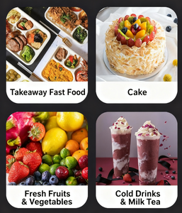 क्लासिक शैली लंच कूलर बैग बड़ी क्षमता वाले जलरोधी ऑक्फोर्ड सामग्री ग्रे जिपर फैशनेबल पत्र खाद्य वितरण बॉक्स - Product Image 6