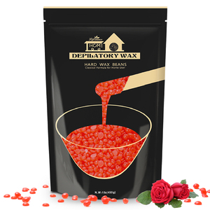 Nhà Máy Cung Cấp Chuyên Nghiệp Salon Chất Lượng Sáp 500G Dâu Tây Màu Đỏ Sáp Cứng Hạt Cho Đầy Đủ Cơ Thể Tẩy Lông - Product Image 3