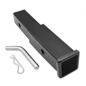 2-inch trailer hitch extension, 7-inch extension rod, with 5/8-inch hitch pins and clips