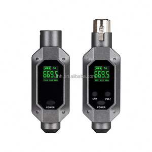 محول ميكروفون لاسلكي TNH UM- U1 UHF جهاز إرسال واستقبال XLR لمحول إرسال مستقبل الميكروفون الديناميكي - Product Image 6