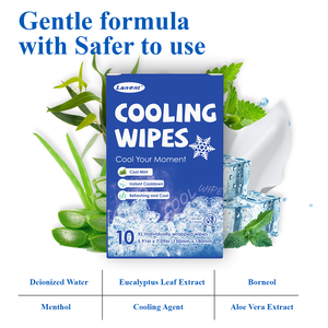 Toallitas Húmedas Refrescantes para el Cuidado de la Piel, Empaquetadas Individualmente, Portátiles, para Exteriores, para una Limpieza Eficaz - Product Image 2